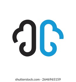 Brain Logo Vector Art  Icons  and Graphics