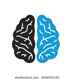 Iconos y gráficos del Arte vectorial del logotipo del cerebro