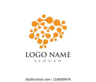 Brain Logo vector icon Template 