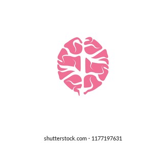 Brain Logo vector icon Template 
