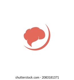 Brain Logo vector icon Template illustration