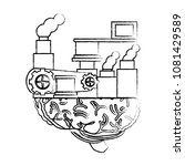 brain machine icon