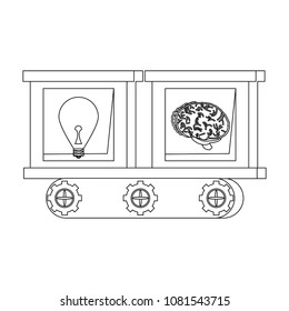 brain machine icon