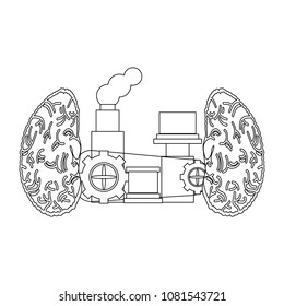 brain machine icon