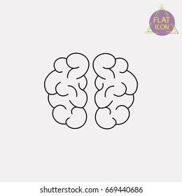 brain medicine line icon