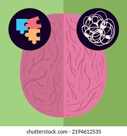 salud mental cerebral, creativa y problemática
