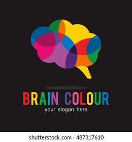 BRAIN MIND CREATIVE IDEA COLOR ICON