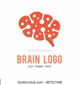 BRAIN MIND CREATIVE IDEA LOGO ICON