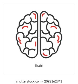 Concepto De Icono Cerebro O Mente