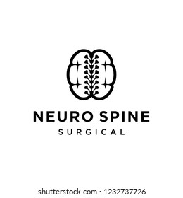 Brain Mind Neuro Spine Surgical Logo Design Inspiration