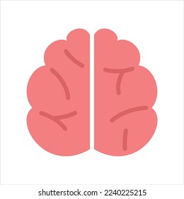 Diseño de símbolo de icono del vector de mente de cerebro