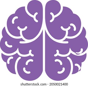 Brain modern vector design logo