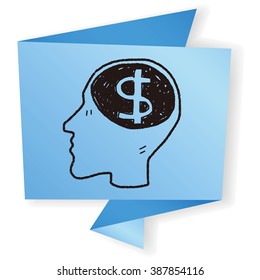 brain money doodle