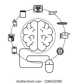 brain and mouse