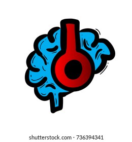 brain music logo