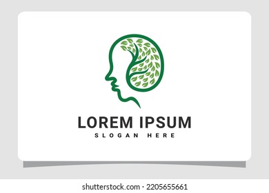 Brain Natural Therapy Logo Template Design Inspiration