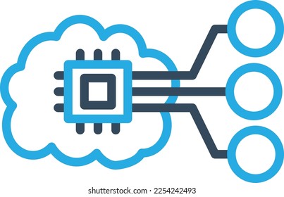 Brain networking  Vector Icon which is suitable for commercial work and easily modify or edit it
