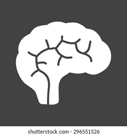 Brain, neurology, neuro icon vector image. Can also be used for healthcare and medical. Suitable for mobile apps, web apps and print media.