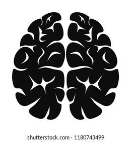 Brain neurons icon. Simple illustration of brain neurons vector icon for web design isolated on white background