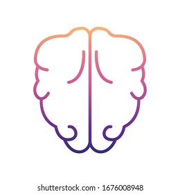brain nolan icon. Simple thin line, outline vector of Scientifics study icons for ui and ux, website or mobile application