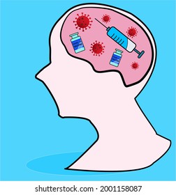 El cerebro solo piensa en el COVID-19, vacunas y vacunas.