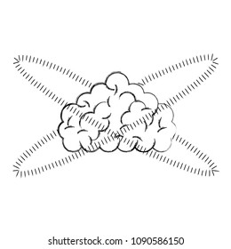 brain organ with orbits