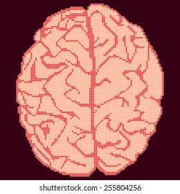 brain pixel art