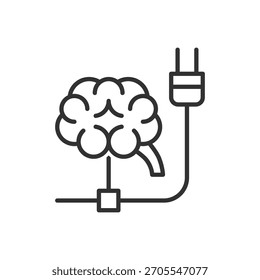 Symbol für Gehirnstecker-Symbol
