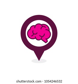 Brain Point Logo Icon Design