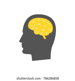 Brain power concept. Vector illustration.