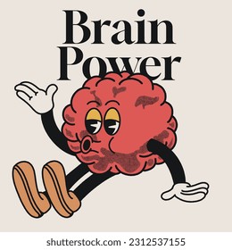 Brain Power With Brain Groovy Character