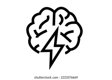 Poder cerebral. Pensamiento duro. Ideas.