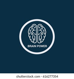 Brain power icon