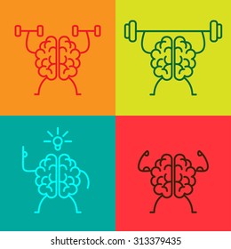 Brain Power Icons