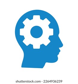 Brain process, thinking icon. sign for mobile concept and web design. vector illustration