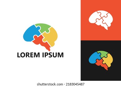 Vector de diseño de la plantilla del logotipo del rompecabezas