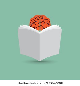 brain reads the newspapers, hidden behind the paper