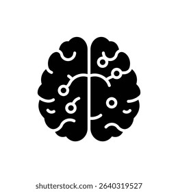 Brain Scan Topography Image Highlighting Neural Activity and Brain Regions