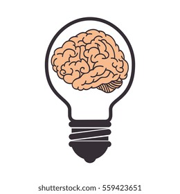brain storm with bulb