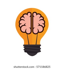 brain storm with bulb