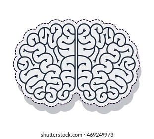 brain storm isolated icon vector illustration design