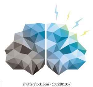 Brain Storm Vector Illustration