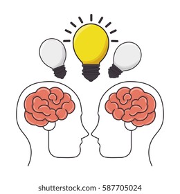 brain storming concept icon