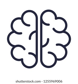brain storming isolated icon