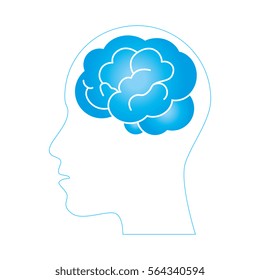 brain storming isolated icon