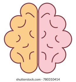 brain storming isolated icon