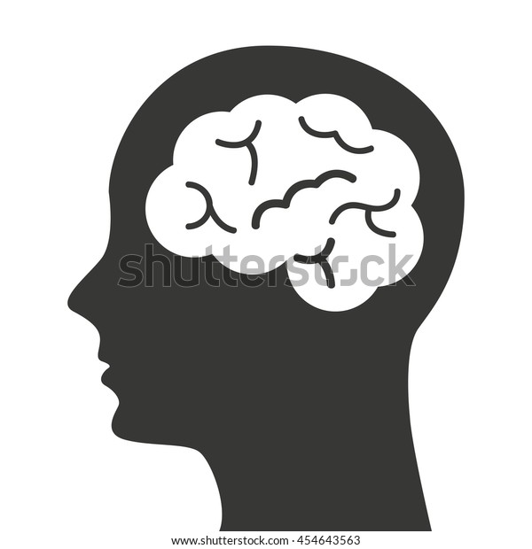 Brain Storming Mind Icon Vector Isolated Stock Vector (Royalty Free ...