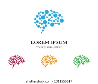Brain symbol illustration