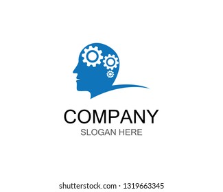Brain symbol illustration