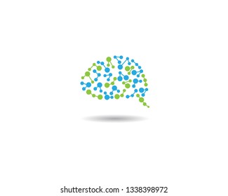 Brain symbol illustration